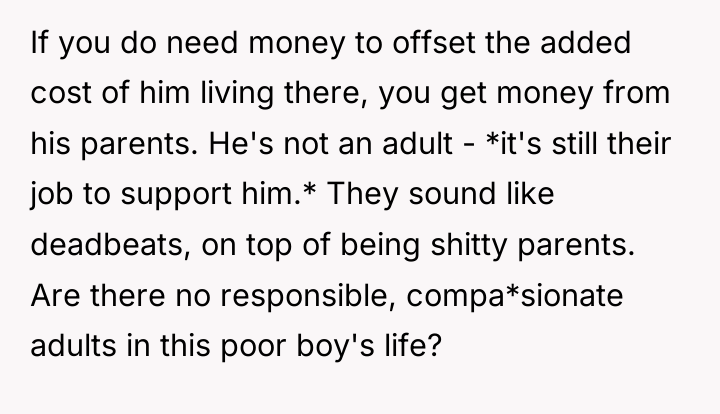 If you do need money to offset the added cost...