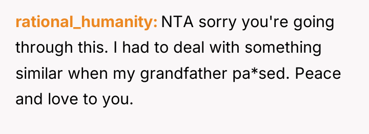 rational_humanity NTA sorry you're going through this. I had to...