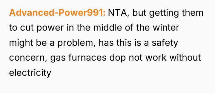 Advanced-Power991 NTA, but getting them to cut power in the...