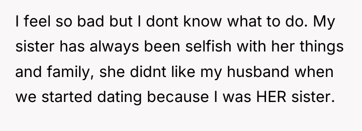 I feel so bad but I dont know what to...