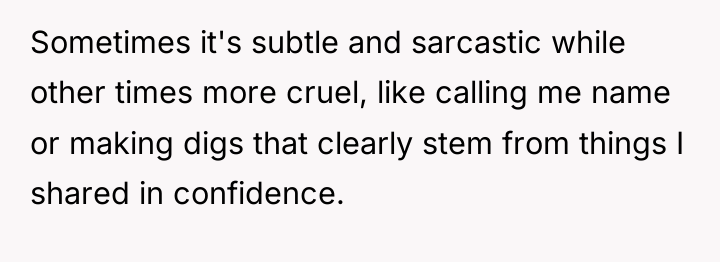 Sometimes it's subtle and sarcastic while other times more cruel,...