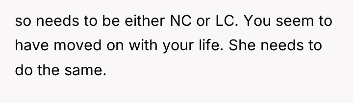 so needs to be either NC or LC. You seem...