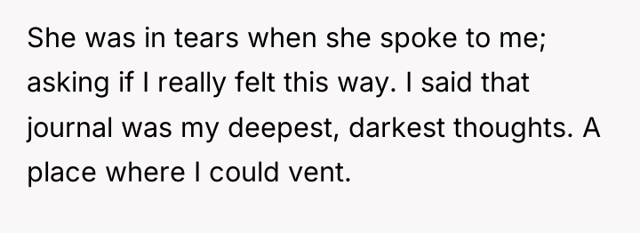 She was in tears when she spoke to me; asking...