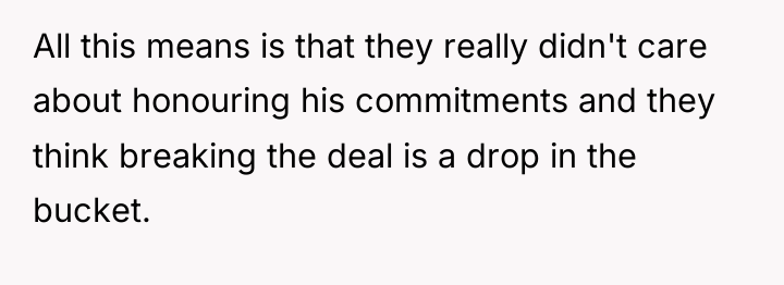 All this means is that they really didn't care about...