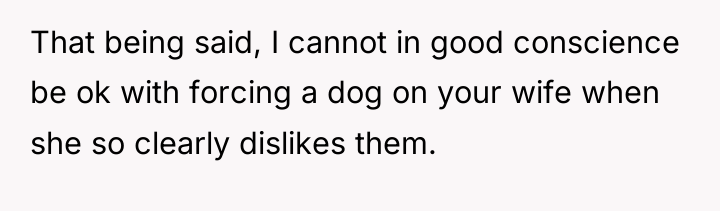 That being said, I cannot in good conscience be ok...