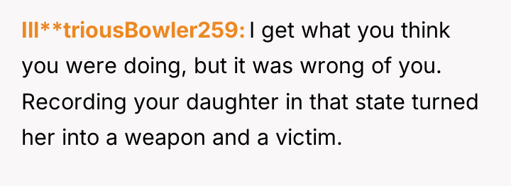 Ill**triousBowler259 I get what you think you were doing, but...