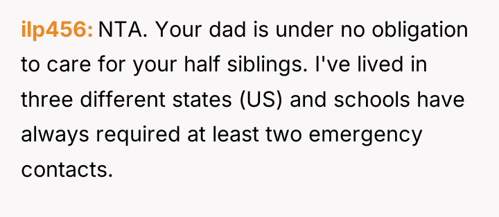ilp456 NTA. Your dad is under no obligation to care...