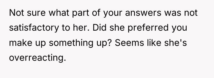Not sure what part of your answers was not satisfactory...