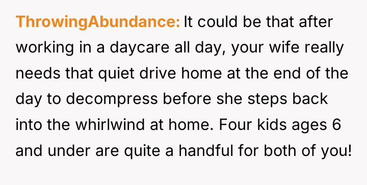 ThrowingAbundance It could be that after working in a daycare...