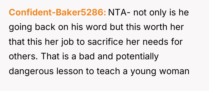 Confident-Baker5286 NTA- not only is he going back on his...