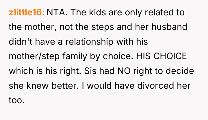 zlittle16 NTA. The kids are only related to the mother,...