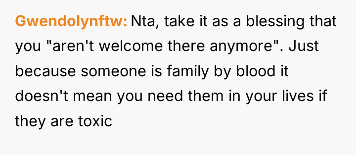 Gwendolynftw Nta, take it as a blessing that you "aren't...