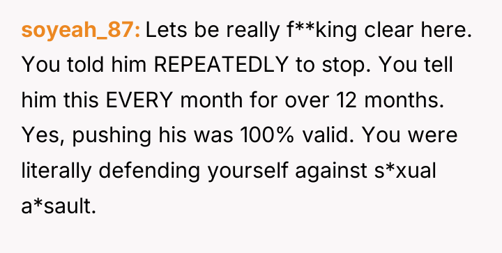 soyeah_87 Lets be really f**king clear here. You told him...