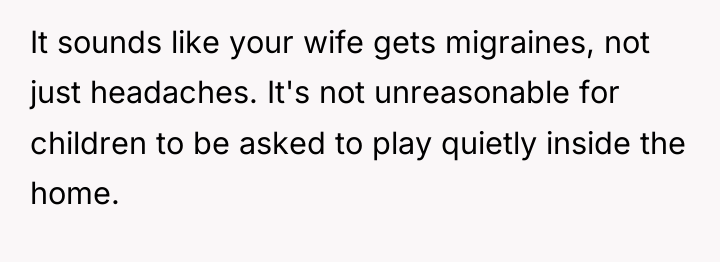 It sounds like your wife gets migraines, not just headaches....