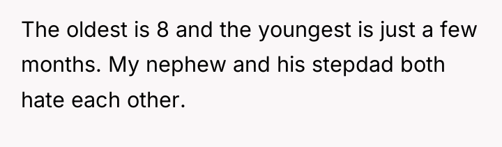 The oldest is 8 and the youngest is just a...