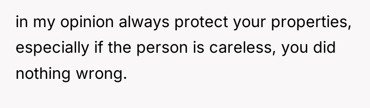 in my opinion always protect your properties, especially if the...