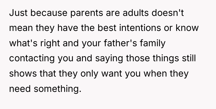 Just because parents are adults doesn't mean they have the...