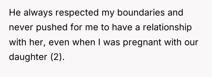 He always respected my boundaries and never pushed for me...