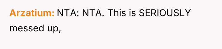 Arzatium NTA: NTA. This is SERIOUSLY messed up,
