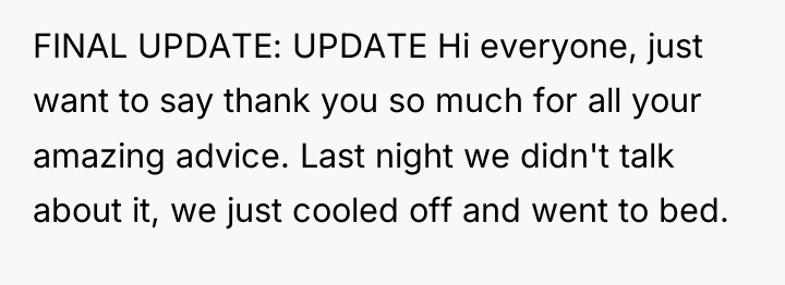 FINAL UPDATE: UPDATE Hi everyone, just want to say thank...