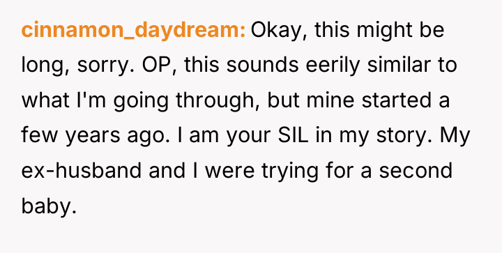 cinnamon_daydream Okay, this might be long, sorry. OP, this sounds...