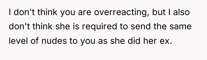 I don't think you are overreacting, but I also don't...