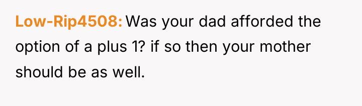 Low-Rip4508 Was your dad afforded the option of a plus...