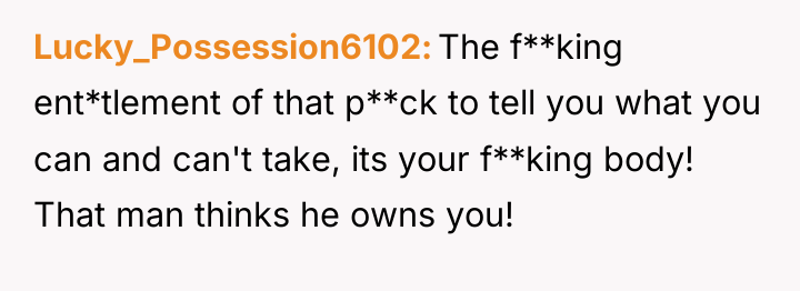 Lucky_Possession6102 The f**king ent*tlement of that p**ck to tell you...