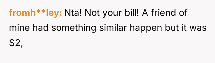 fromh**ley Nta! Not your bill! A friend of mine had...