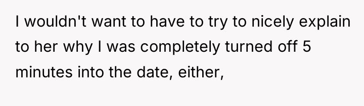 I wouldn't want to have to try to nicely explain...