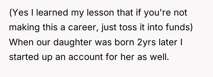 (Yes I learned my lesson that if you're not making...