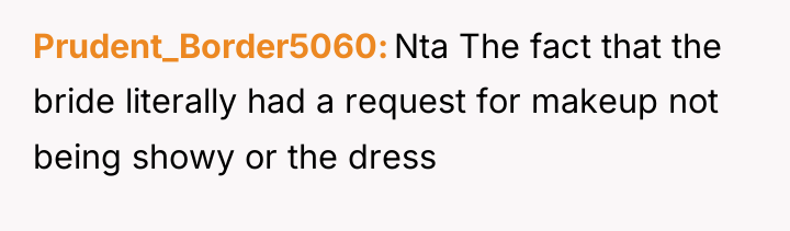 Prudent_Border5060 Nta The fact that the bride literally had a...