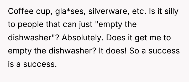 Coffee cup, gla*ses, silverware, etc. Is it silly to people...