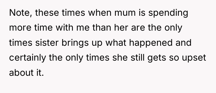 Note, these times when mum is spending more time with...