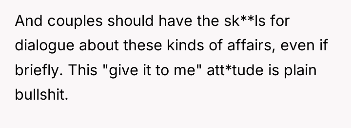 And couples should have the sk**ls for dialogue about these...