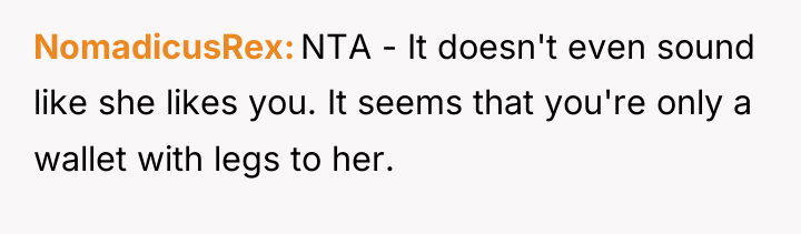 NomadicusRex NTA - It doesn't even sound like she likes...