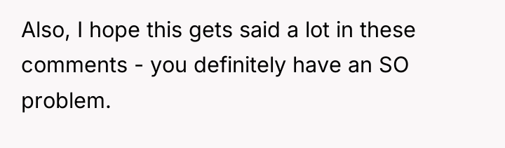 Also, I hope this gets said a lot in these...