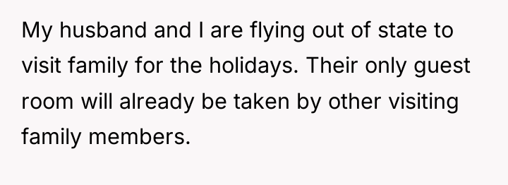 My husband and I are flying out of state to...