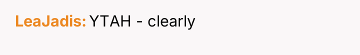 LeaJadis YTAH - clearly