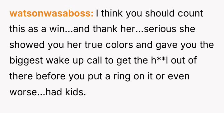 watsonwasaboss I think you should count this as a win...and...