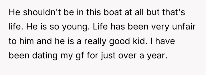 He shouldn't be in this boat at all but that's...