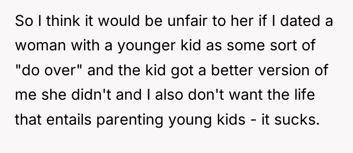 So I think it would be unfair to her if...