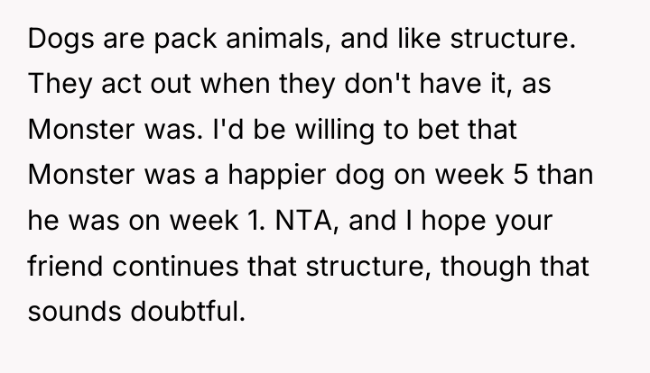 Dogs are pack animals, and like structure. They act out...