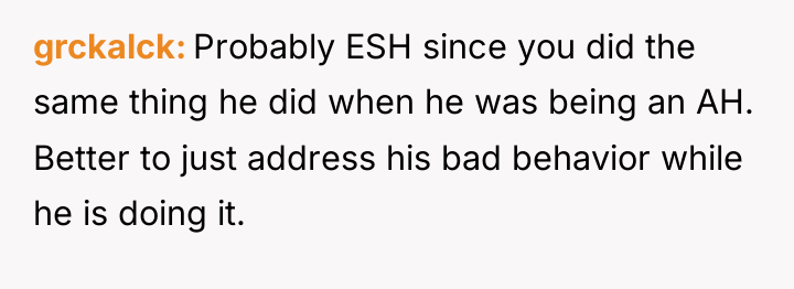 grckalck Probably ESH since you did the same thing he...