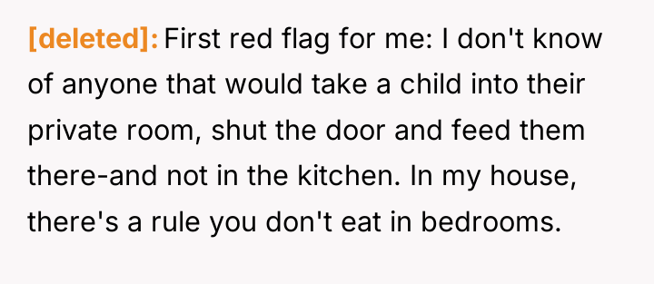 [deleted] First red flag for me: I don't know of...