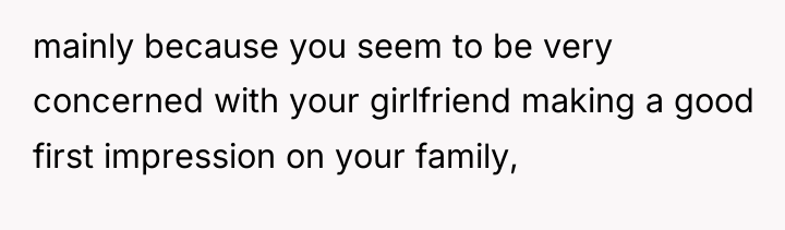 mainly because you seem to be very concerned with your...