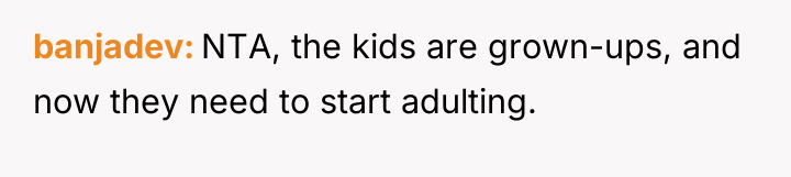 banjadev NTA, the kids are grown-ups, and now they need...
