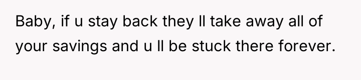 Baby, if u stay back they ll take away all...