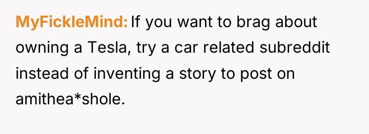 MyFickleMind If you want to brag about owning a Tesla,...