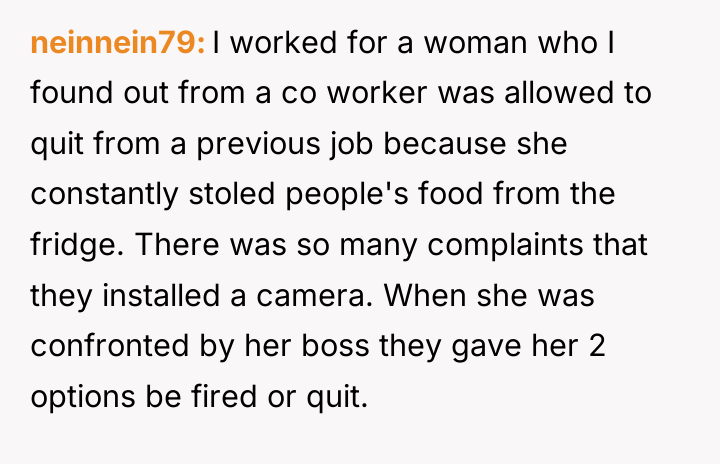 neinnein79 I worked for a woman who I found out...